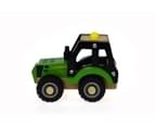 KD WOODEN GREEN TRACTOR 2