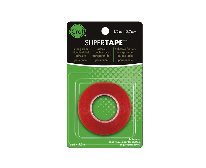 Therm O Web Double-Sided SuperTape 1/2 Inch STRONGEST Bond