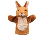 Raylene the Kangaroo Hand Puppet Soft Plush Toy  - Minkplush