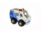 KD WOODEN POLICE CAR