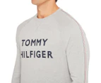 Tommy Hilfiger Men's Brush Back Fleece Crew Sweatshirt - Grey Heather