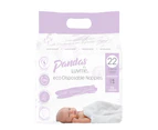 Pandas by Luv Me Newborn Nappies 0-3kg 4 Packs of 22 (88 Nappies)