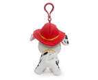 Paw Patrol Marshall Backpack Clip Soft Toy 13cm - Red