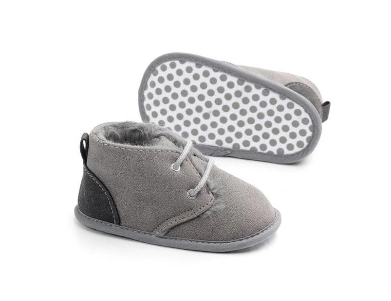 Bespoke Baby - Grey Sherpa Boots