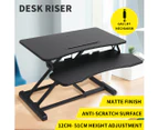 Standing Desk Riser Height Adjustable Sit Stand Office Shelf Standup Computer