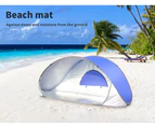 Mountview Pop Up Tent Beach Camping Tents 2-3 Person Hiking Portable Shelter Mat