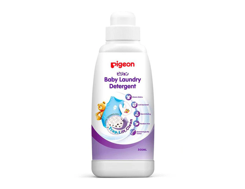 Pigeon 500ml Anti-bacterial Baby Laundry Detergent Liquid Infant/Kids Clothes