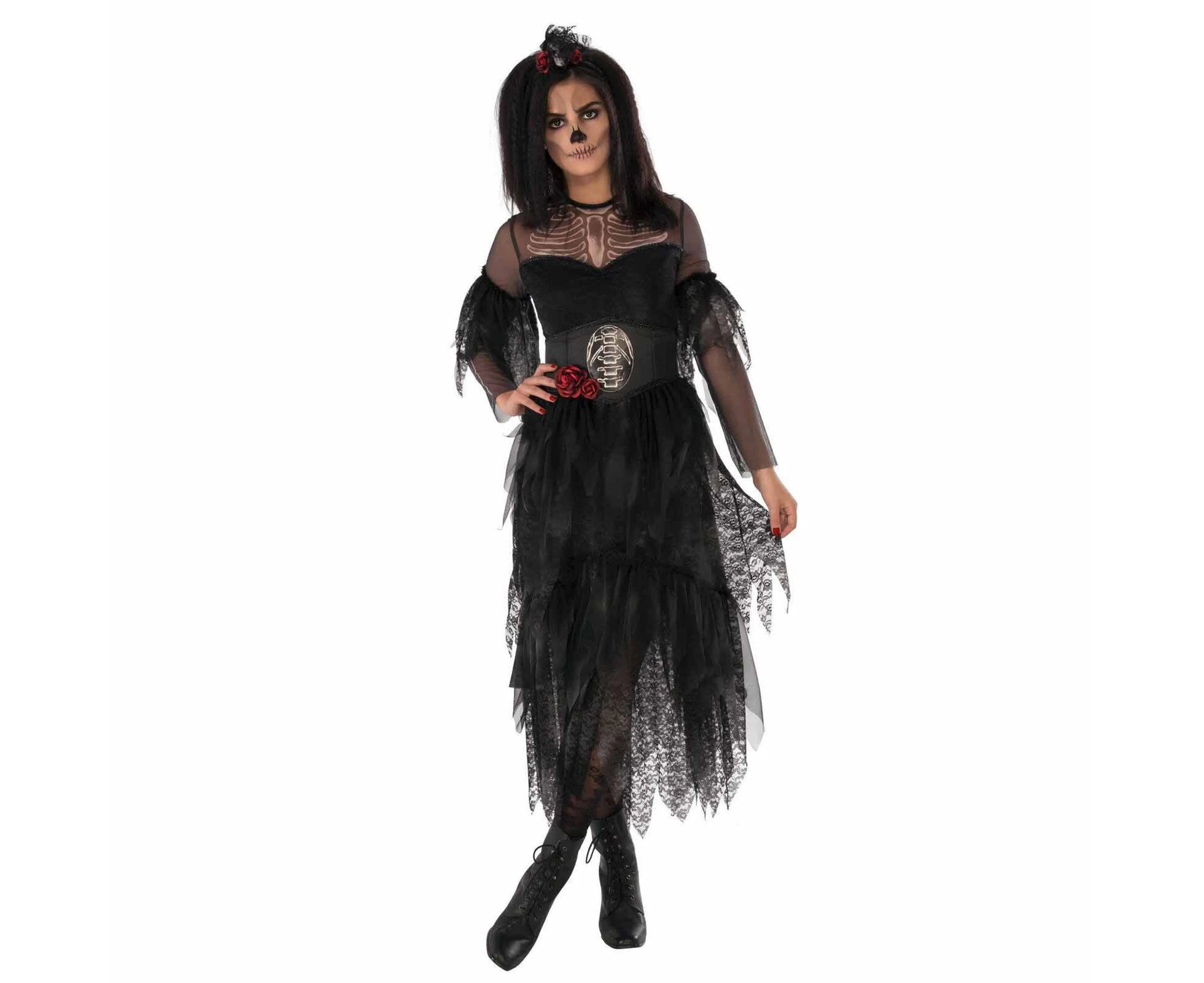 Lady Ghoul Skeleton Halloween Costume - Adult