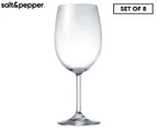 Set of 8 Salt & Pepper 350mL Vino Vino White Wine Glass Set