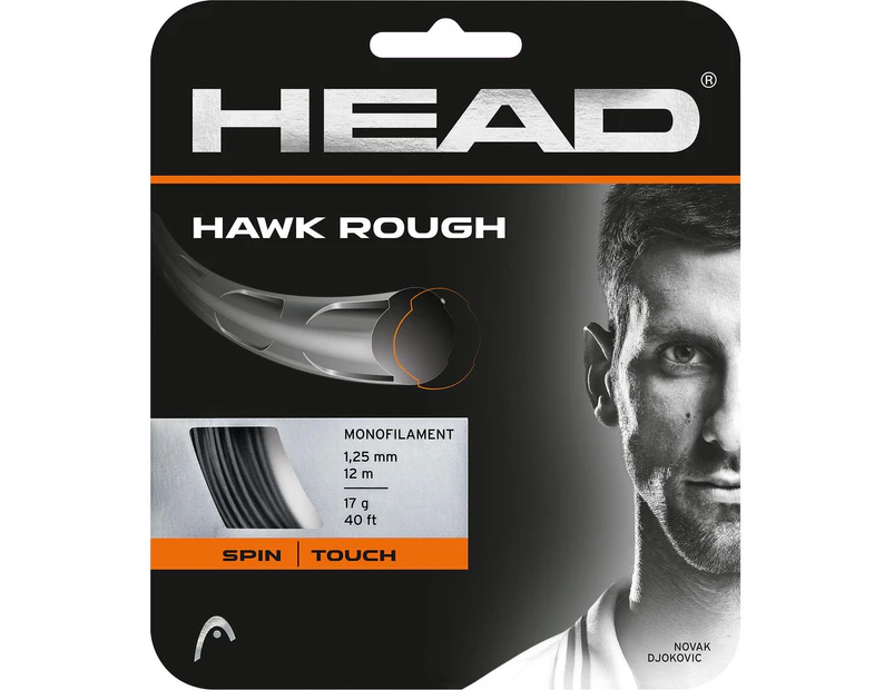 Head Hawk Rough 1.25/17G Anthracite String Set - Anthracite