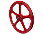 Skyway BMX Wheel - Tuff II Rear Wheel - 5 Spoke - 20" x 1.75" - Red - Red