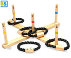 BS Toys Wooden Ring Toss Game