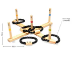 BS Toys Wooden Ring Toss Game