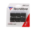 Tecnifibre Contact Soft Overgrip Black 3pk - Black