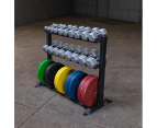 Rugged Series Weight Plate & Dumbbell Rack (Rack Only, Weights Not Included)
