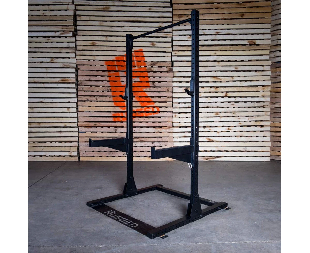 Rugged Series Half Rack (w Jcups/Spotter Arms)