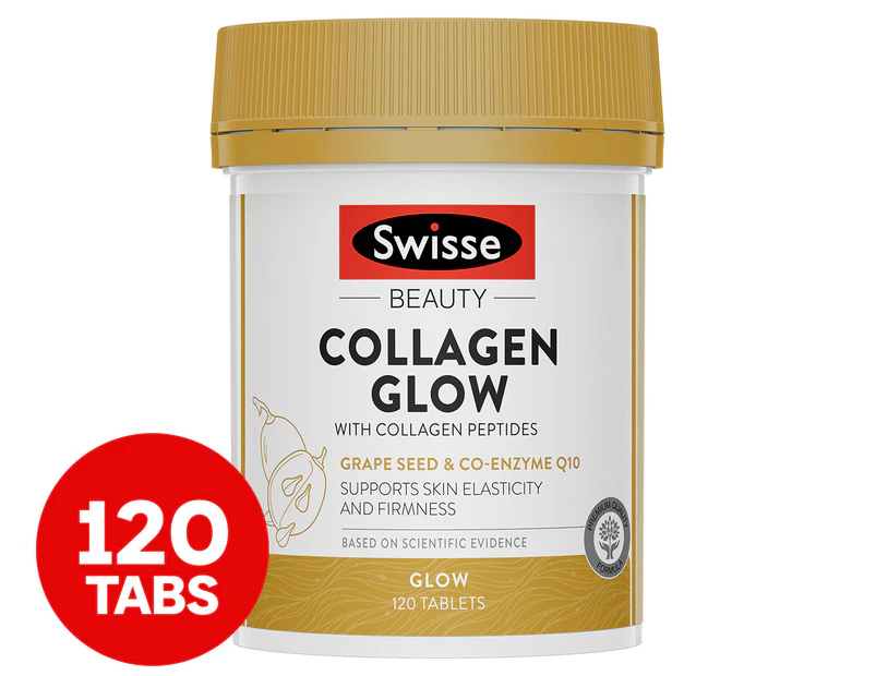 Swisse Beauty Collagen Glow w/ Collagen Peptides 120 Tabs