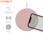 Cygnett 10W PowerBase 2 Wireless Desk Phone Charger - Pink