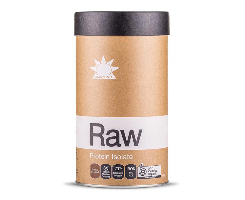 Amazonia Raw Protein Organic Isolate Choc Coconut 500g