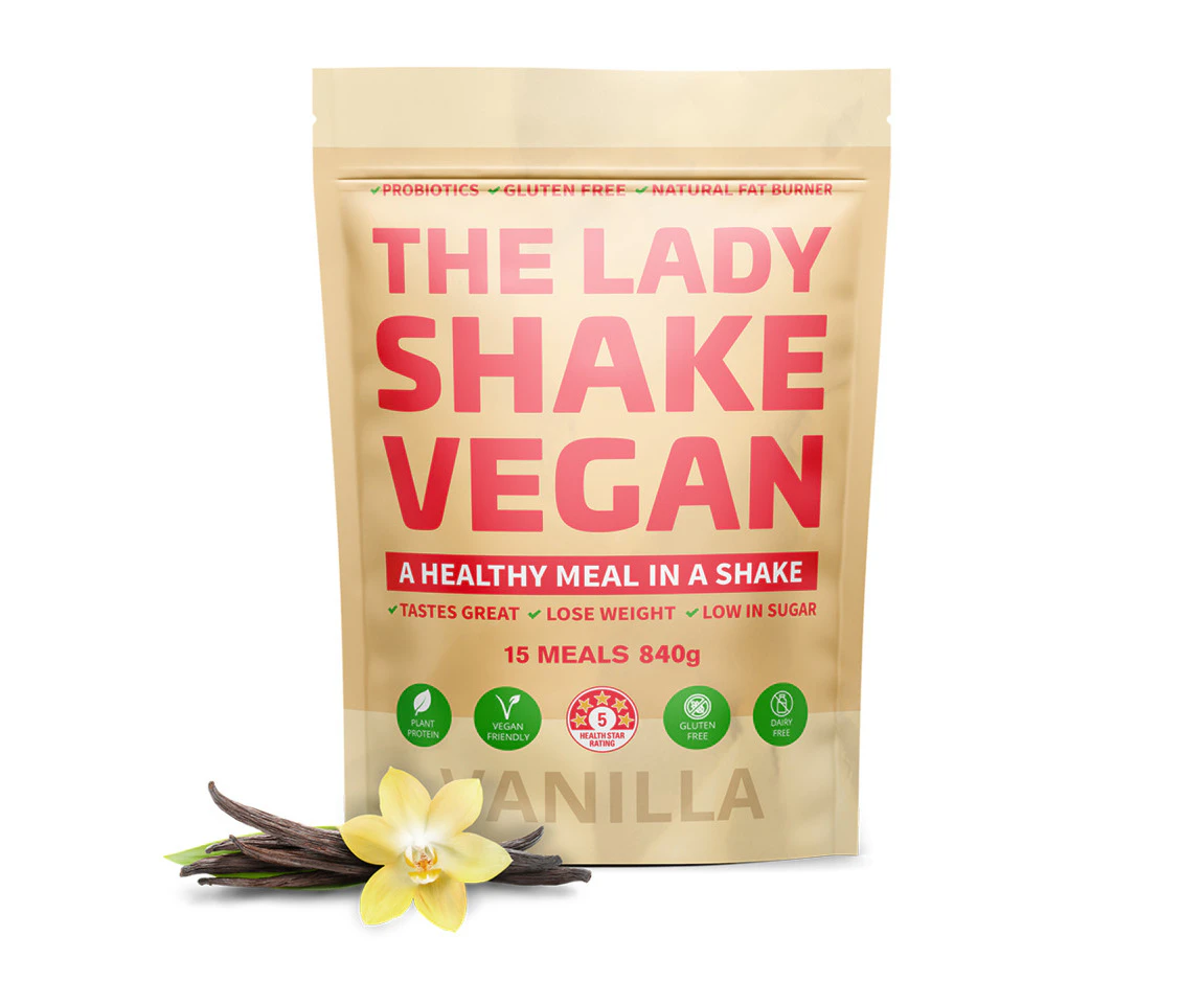 The Lady Shake Vegan Vanilla Shake 840g