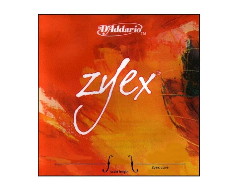 D'Addario DZ312 Zyex Series Violin Single A String 3/4 Size Medium