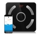 SOGA Wireless Bluetooth Digital Body Fat Scale Bathroom Weighing Scales Health Analyzer Weight Black 1