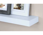 Set of 3 Piece Floating Wall Shelves - White