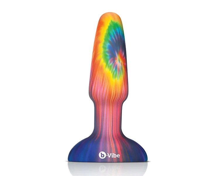 B-Vibe Peace and Love Tie-Dye Rimming Plug