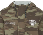 St Goliath Youth Boys' Matty Hooded Jacket - Camouflage