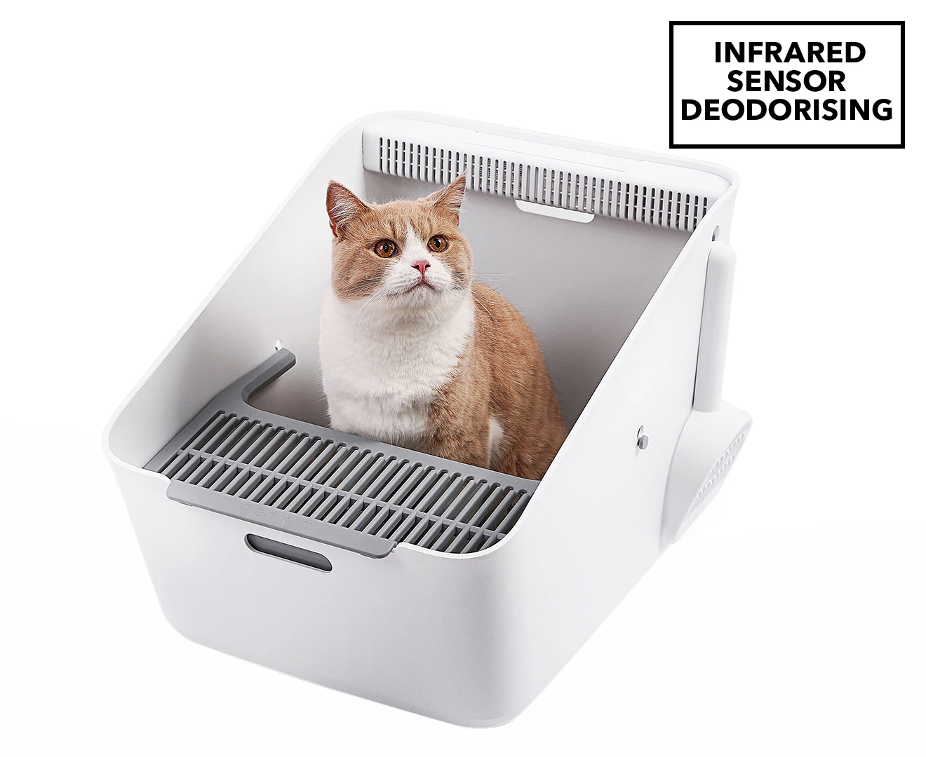 Petkit 50cm Pura Cat Infrared Sensor Detective Deodorizing Litter Box w/Scoop