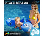 Airtime Inflatable Kick Float Whale 95X68X44CM
