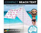 Summer Beach Tent Flamingo