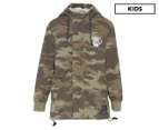 St Goliath Boys' Matty Hooded Jacket - Camouflage