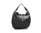 Bottega Veneta Preloved Leather Hobo Bag Women Black - Designer - Pre-Loved