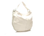 Bottega Veneta Preloved Leather Hobo Bag Women White - Designer - Pre-Loved