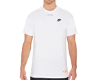 Nike Men's Footwear 2 Air World Tee / T-Shirt / Tshirt - White