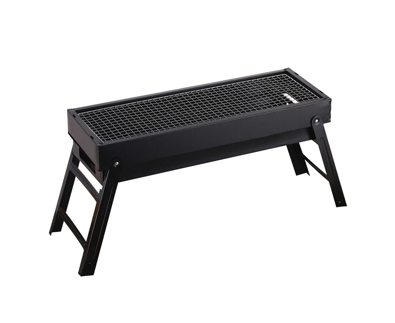 SOGA 60cm Portable Folding Thick Box-type Charcoal Grill for Outdoor BBQ Camping