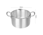 SOGA Stainless Steel 32cm Casserole With Lid Induction Cookware