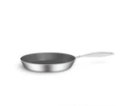 SOGA 6X Stainless Steel Fry Pan Frying Pan Induction FryPan Non Stick Interior Skillet