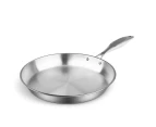 SOGA Stainless Steel Fry Pan 28cm Frying Pan Top Grade Induction Cooking FryPan