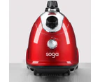 SOGA Garment Steamer Portable Cleaner Steam Iron Red