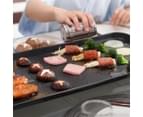 SOGA 2X 68cm Electric BBQ Grill Teppanyaki Plate Non-Stick Surface Hot Plate Kitchen 6-8 Person 6