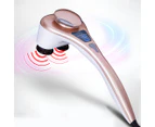 SOGA Portable Handheld Massager Soothing Heat Stimulate Blood Flow Shoulder 4 Heads
