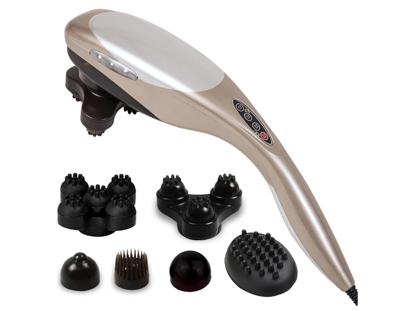 SOGA Hand Held Full Body Massager with 6 attachments Back Pain Therapy