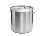 SOGA Stock Pot 33L Top Grade Thick Stainless Steel Stockpot 18/10 1