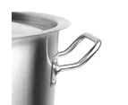 SOGA Stock Pot 17L Top Grade Thick Stainless Steel Stockpot 18/10