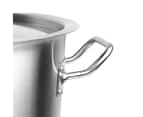 SOGA 14L Wide Stock Pot  and 50L Tall Top Grade Thick Stainless Steel Stockpot 18/10 7
