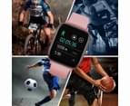 SOGA Waterproof Fitness Smart Wrist Watch Heart Rate Monitor Tracker P8 Pink 6
