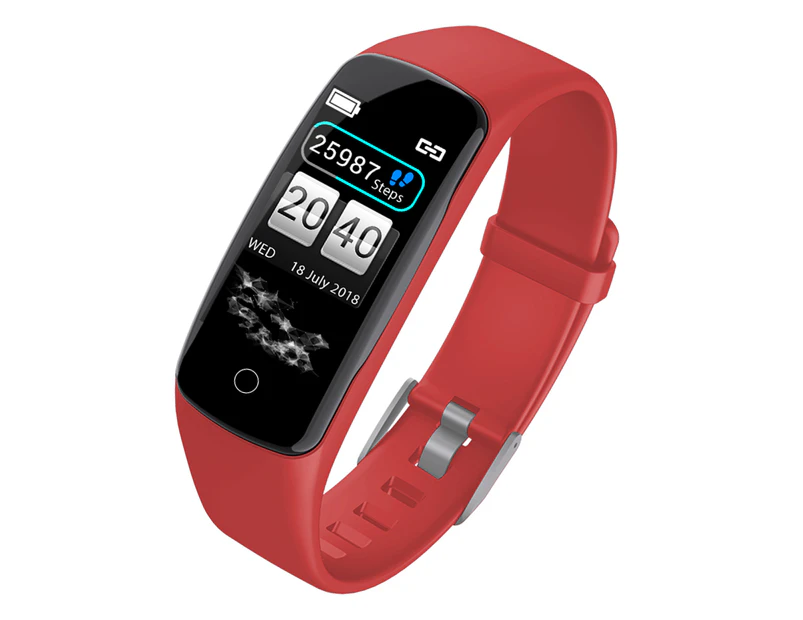 SOGA Sport Monitor Wrist Touch Fitness Tracker Smart Watch Red