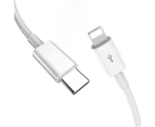 BDI USB C to Lightning 1 meter Fast Charging and Hi-Speed Syncing Cable for iPhone